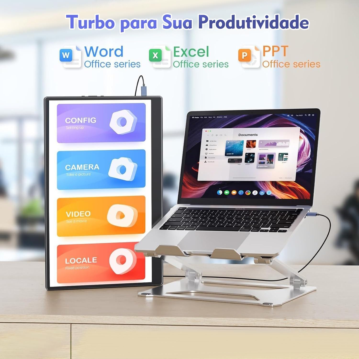 ANTUVI Monitor Portátil 15.6''+ Case, 1080P, MINI Segunda de Notebook Extensor De Tela, Ultra-Slim e portátil, com alto-falante de pé, Adequado para Viagens, Casa, Trabalho/Jogos ANTUVI Monitor Portátil 15.6''+ Case, 1080P, MINI Segunda de Notebook Extensor De Tela, Ultra-Slim e portátil, com alto-falante de pé, Adequado para Viagens, Casa, Trabalho/Jogos 