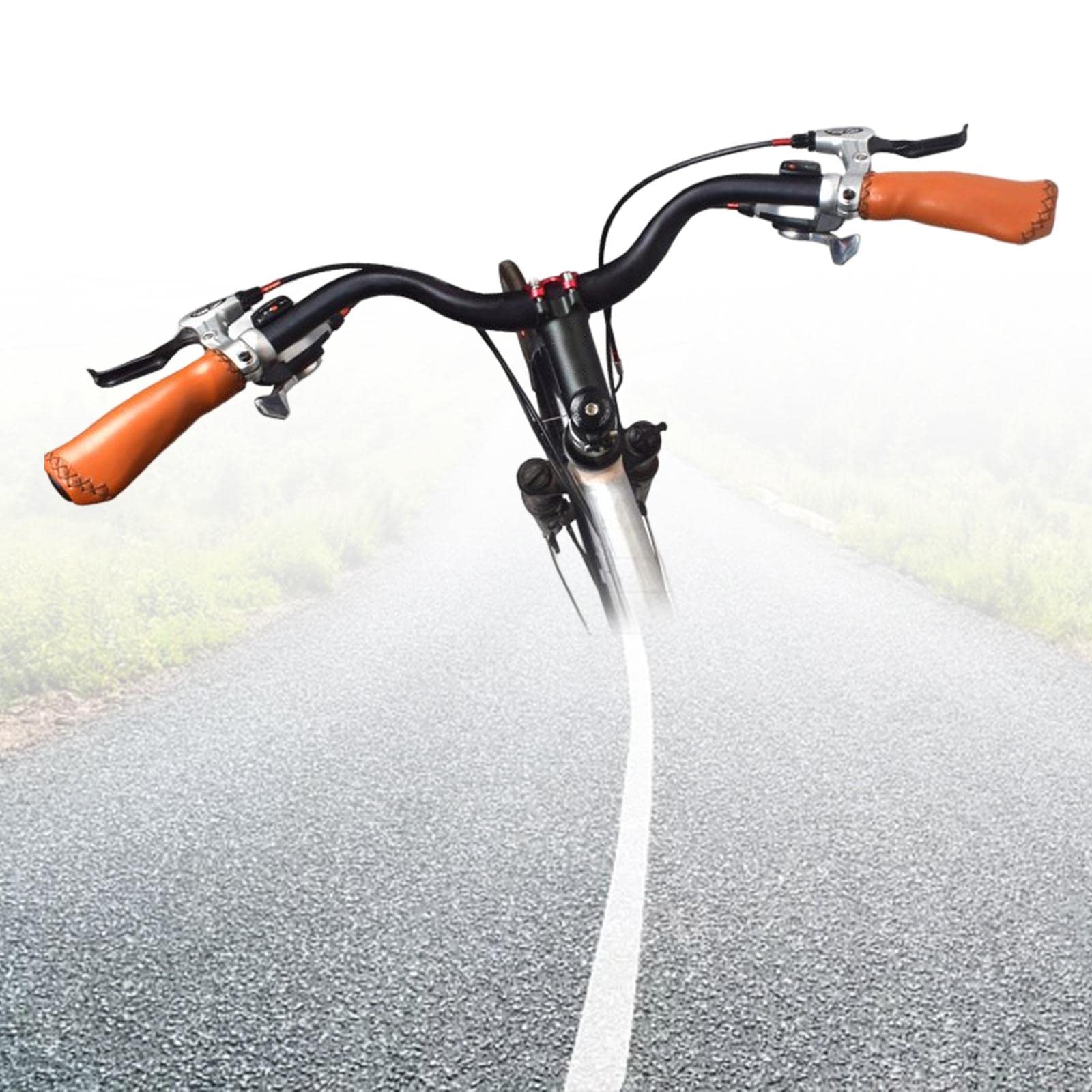 Aymzbd Rennrad Riser Lenker, 25,4 Mm Klemmung, Komfort Cruiser, Extra Lang, Fahrradzubehör, Hochwertiger Fahrradlenker, Fahrradzubehör, 600MM :