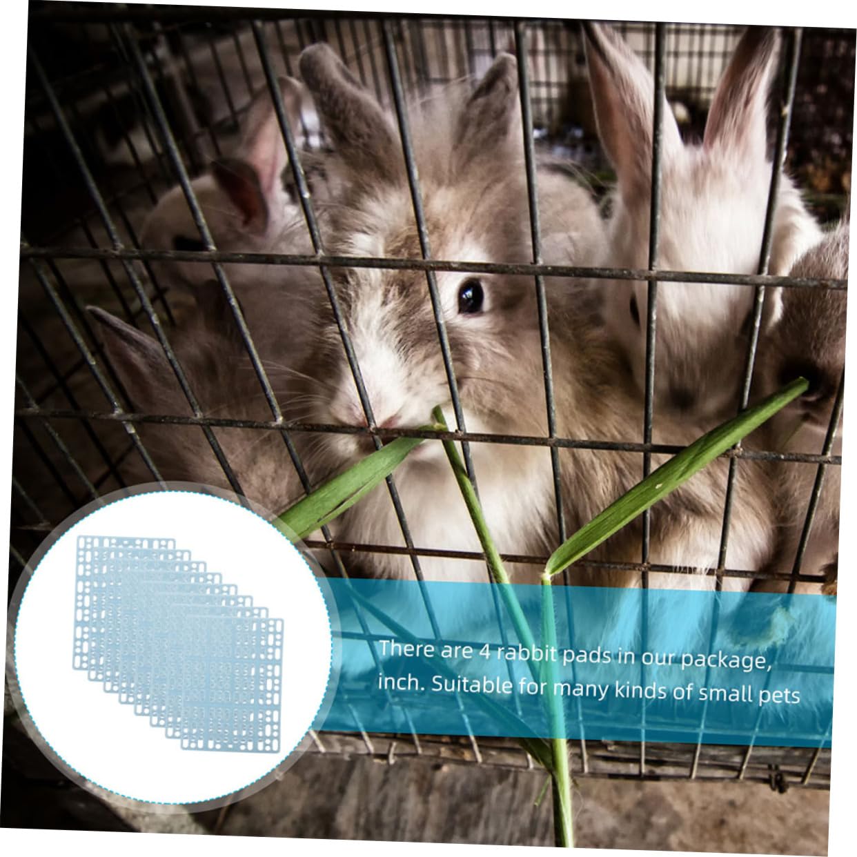 Sosoport 8stücke Bodenmatten Für Kleintiere Kaninchenkäfigmatten Hamsterkäfigmatten Strapazierfähige Haustiermatten DIY-käfigmatten Für Meerschweinchen Chinchillas Katzen Und Welpen