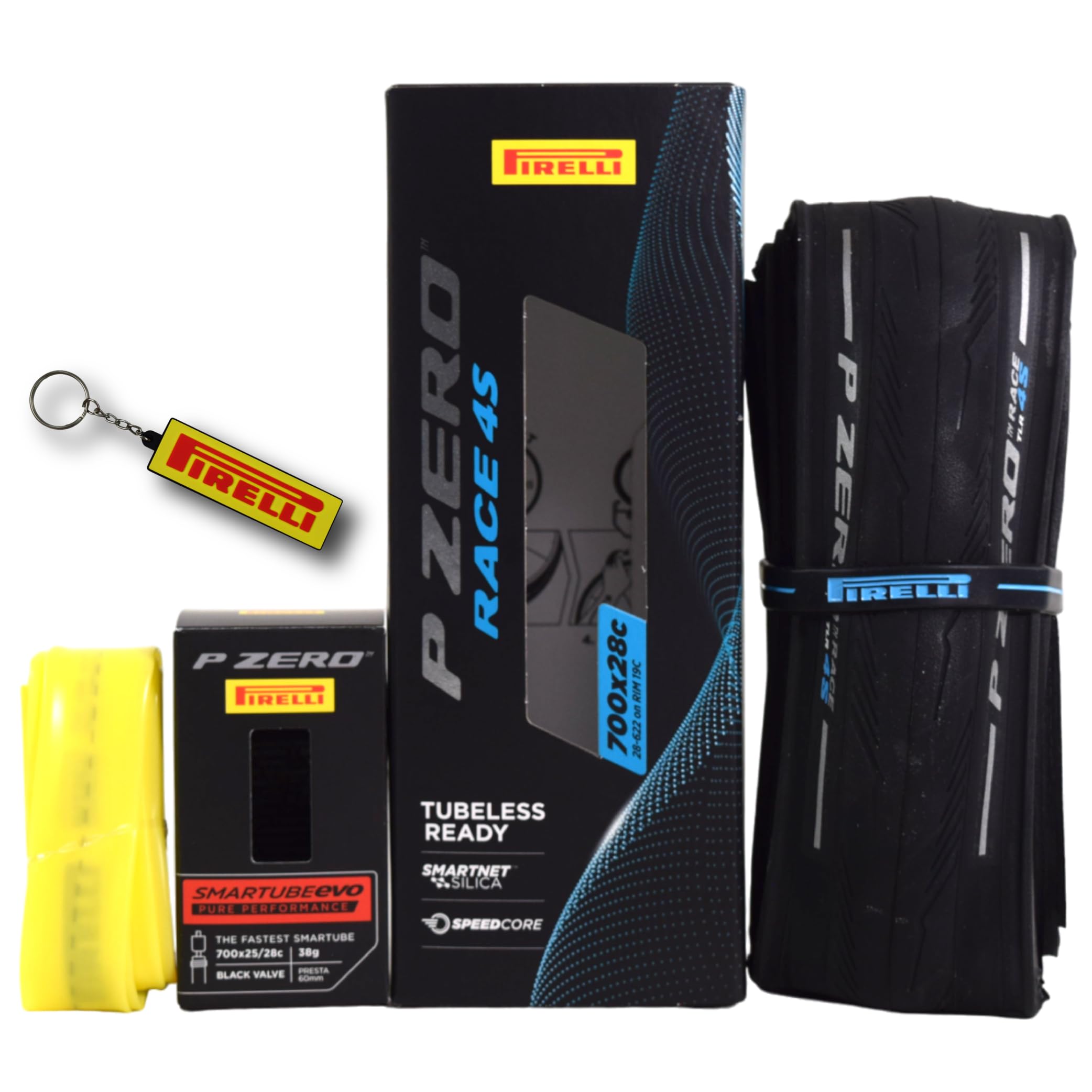 Amazon.com : Pirelli P Zero Race 4S 28-622(700x28c) & SmarTUBE 25