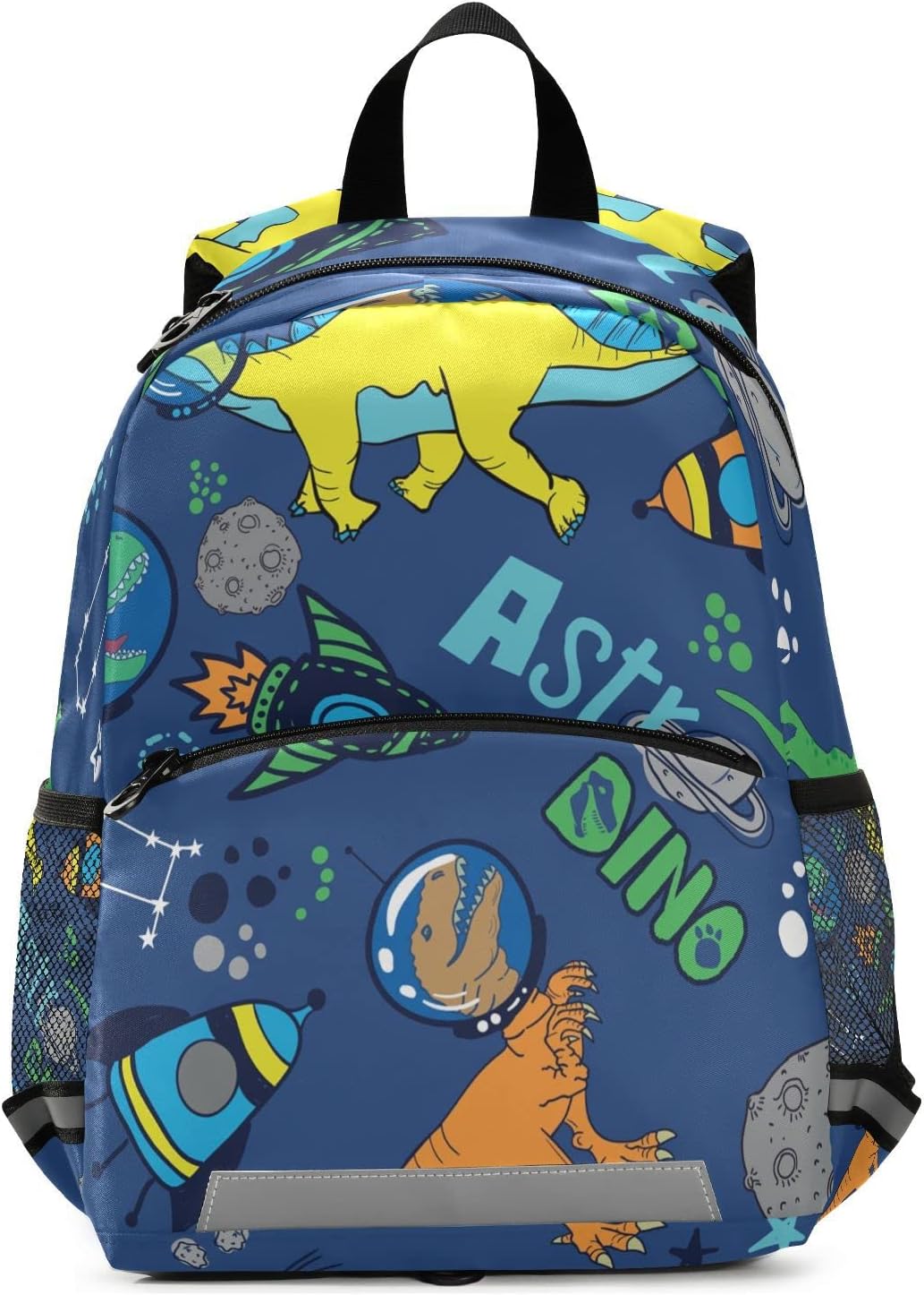 ZOEO Space Rocket Dinosaurs Kids Backpack Childish