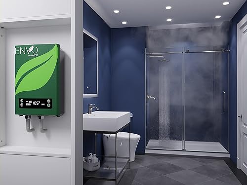 Miniatura 8 de ANZZI Envo ANZZI - Calentador de agua eléctrico sin tanque de 27 kW, 240 voltios, lo suficientemente pequeño como para instalar en cualquier lugar,