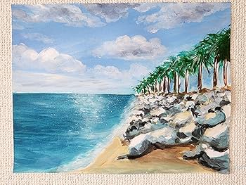 Amazon.co.jp: 風景画 海の絵 アクリル画 アート 自然 絵画 夏 空の絵 Amazon.co.jp: 風景画 海の絵 アクリル画 アート 自然 絵画 夏 空の絵