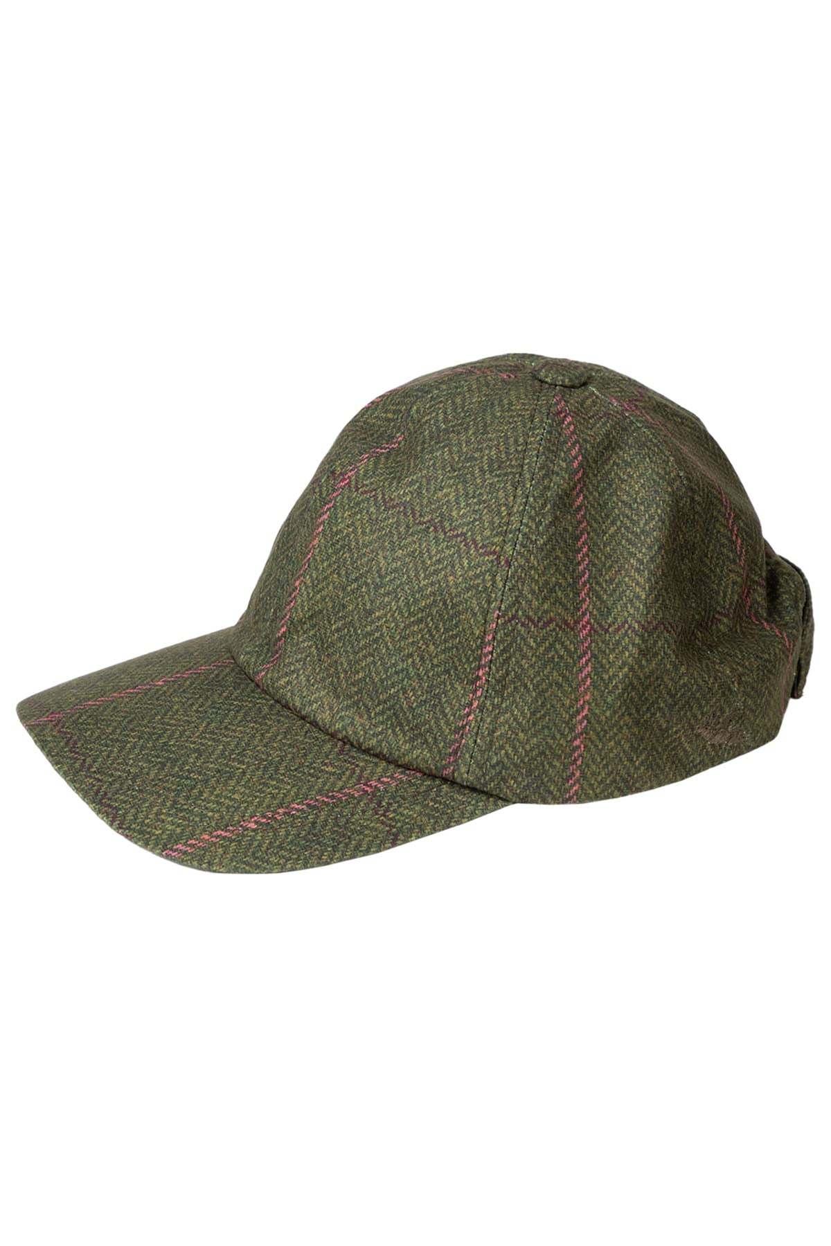 Rydale Women's Olive Tweed Baseball Cap Printed Tweed Effect Country Tweed Caps & Hats 2 Colours (Olive)