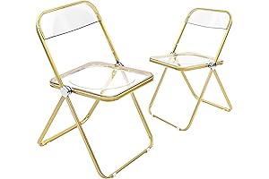 Transparent Gold Chair