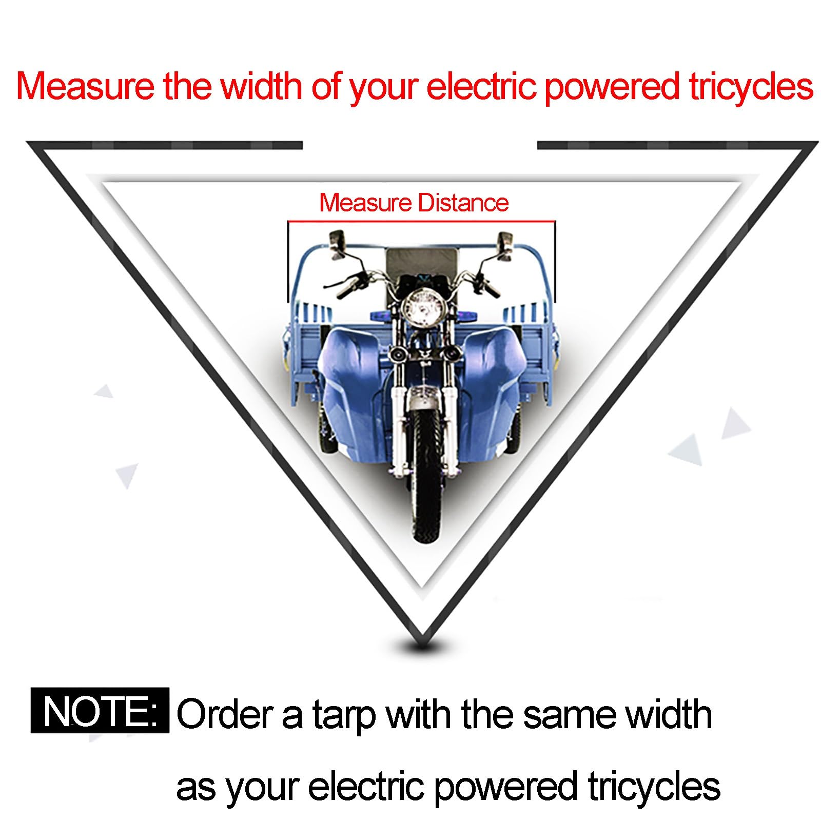 Wytrzymały pokrowiec na rower trójkołowy – wodoodporna i wiatroszczelna ochrona do elektrycznych trójkołowców i motocykli we wszystkich warunkach pogodowych