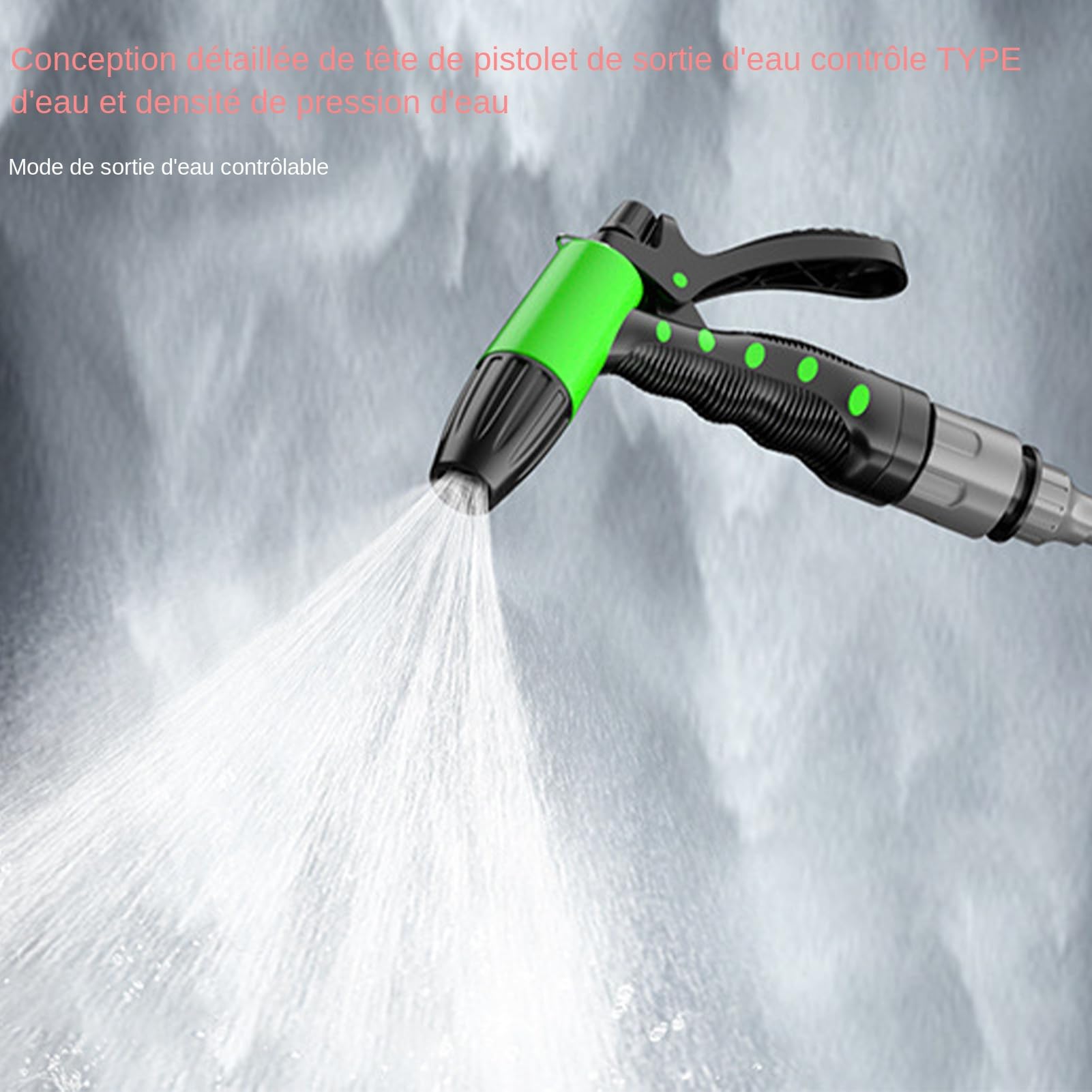 Tubo di irrigazione estensibile, tubo flessibile da giardino – nucleo in lattice a 4 strati resistente 20 m per cantieri, pulizia piscina, lavaggio auto, esterno