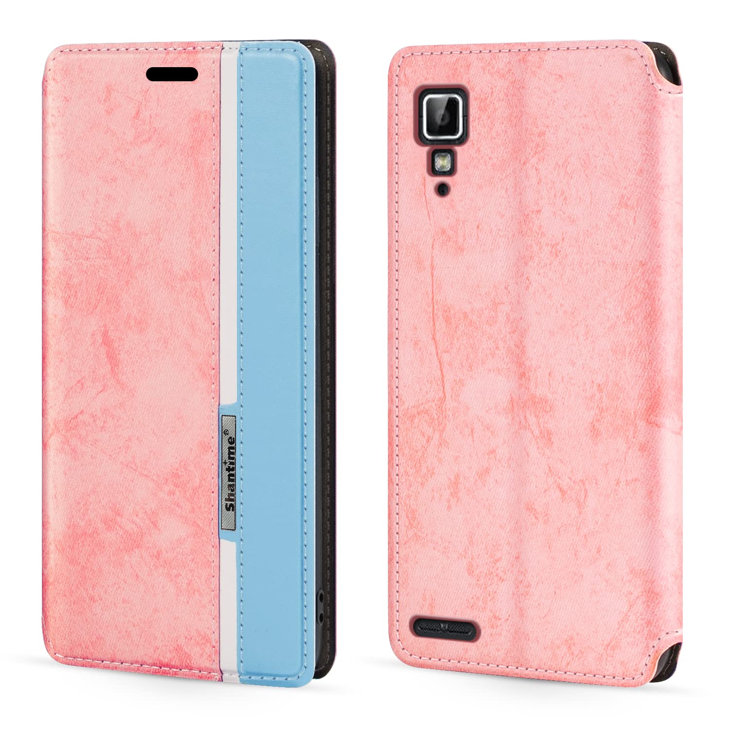 for Lenovo P780 Case, Fashion Multicolor Magnetic Closure Leather Flip Case Cover with Card Holder for Lenovo P780 (5”)