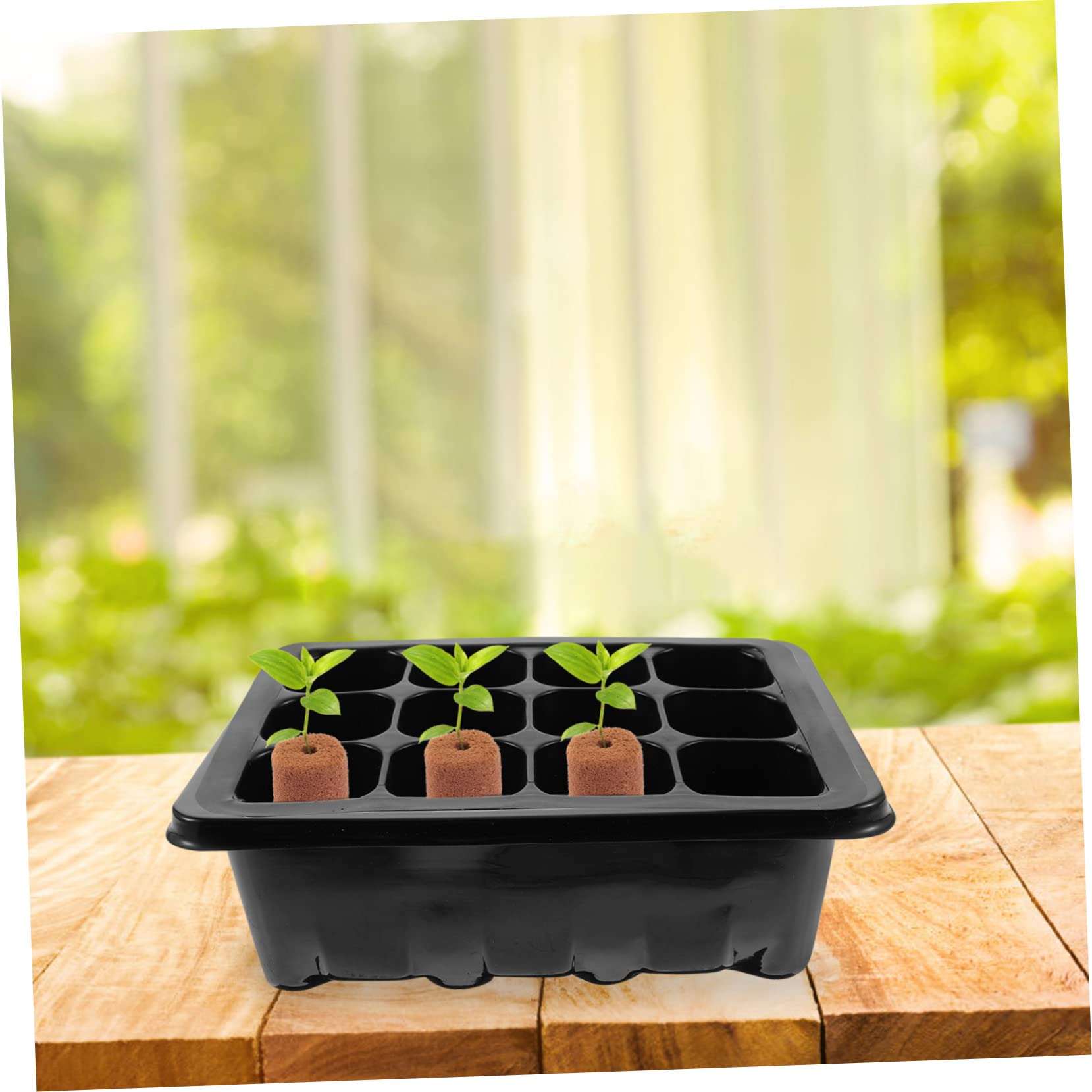 Supvox 30stücke Teiliges Anzucht-Container Für Pflanzenanbau Atmungsaktive Starter-Trays Für Gewächshaus Und Innenraum Anzucht Von Und Blumen