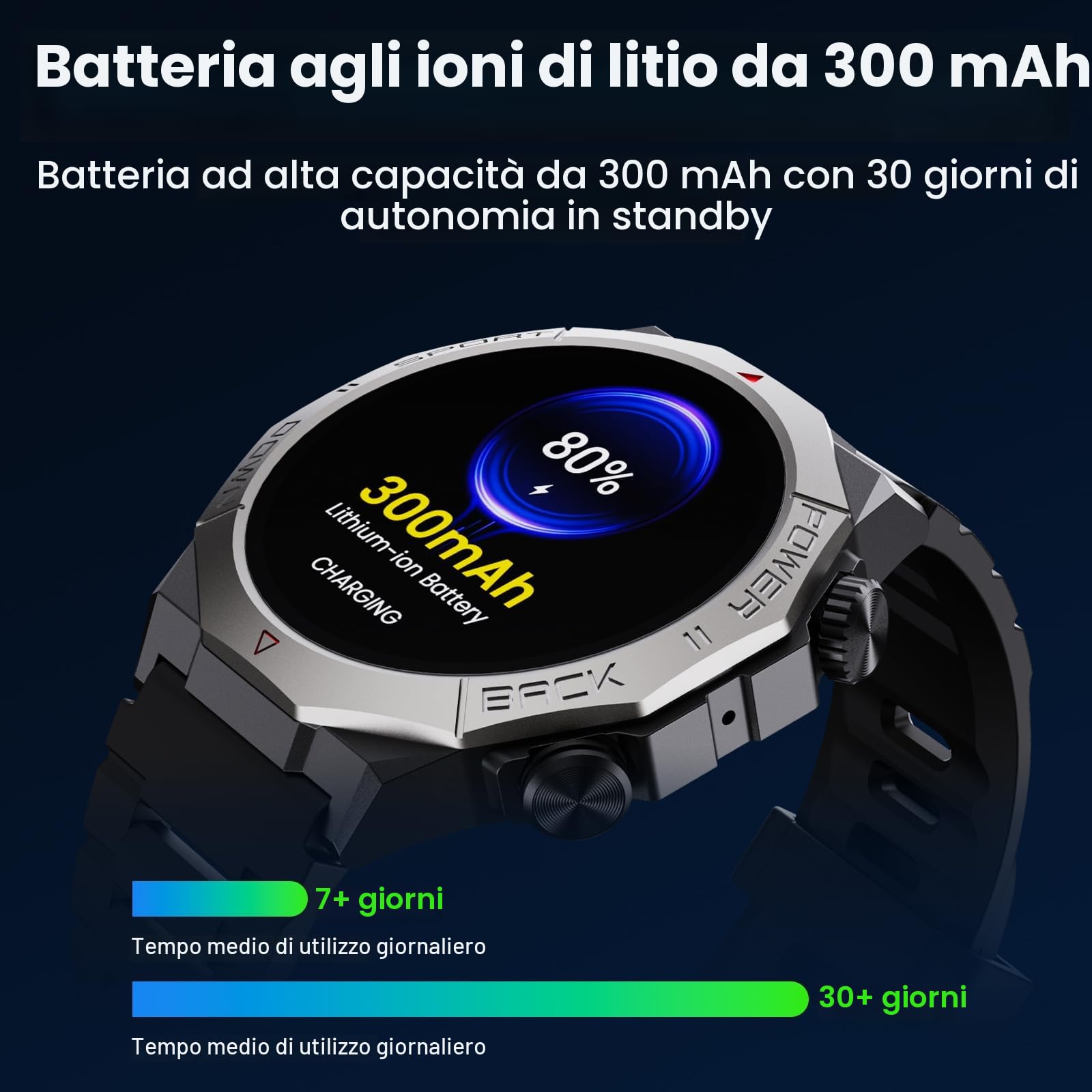 Smartwatch Uomo Donna con Effettua o Risposta Chiamate, 1.39" Orologio Smartwatch Contapassi/Cardiofrequenzimetro/Sonno, 110+ Modalità Sportivo Fitness Tracker, IP68 Smart Watch per Android iOS, Nero
