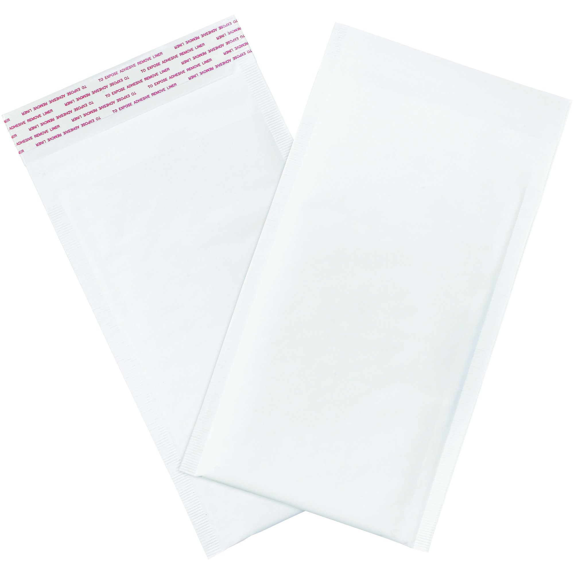 BOX USA BB852WSS Self-Seal Bubble Mailers, 00, 5" x 10", White (Pack of 250)