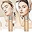 LOKFAR AirBrush Foundation Spray, Silky Mist Spray Makeup Kit with Brush, Full Coverage Foundation for Smooth Radiant Finish, Formula Breathable Lightweight Hydrating | A06 Pearl