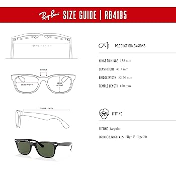 レイバン RB4195 F 601/71 軽量 52サングラス 0929/55 Amazon.com: Ray-Ban RB4195 WAYFARER LITEFORCE 601/71 52MM