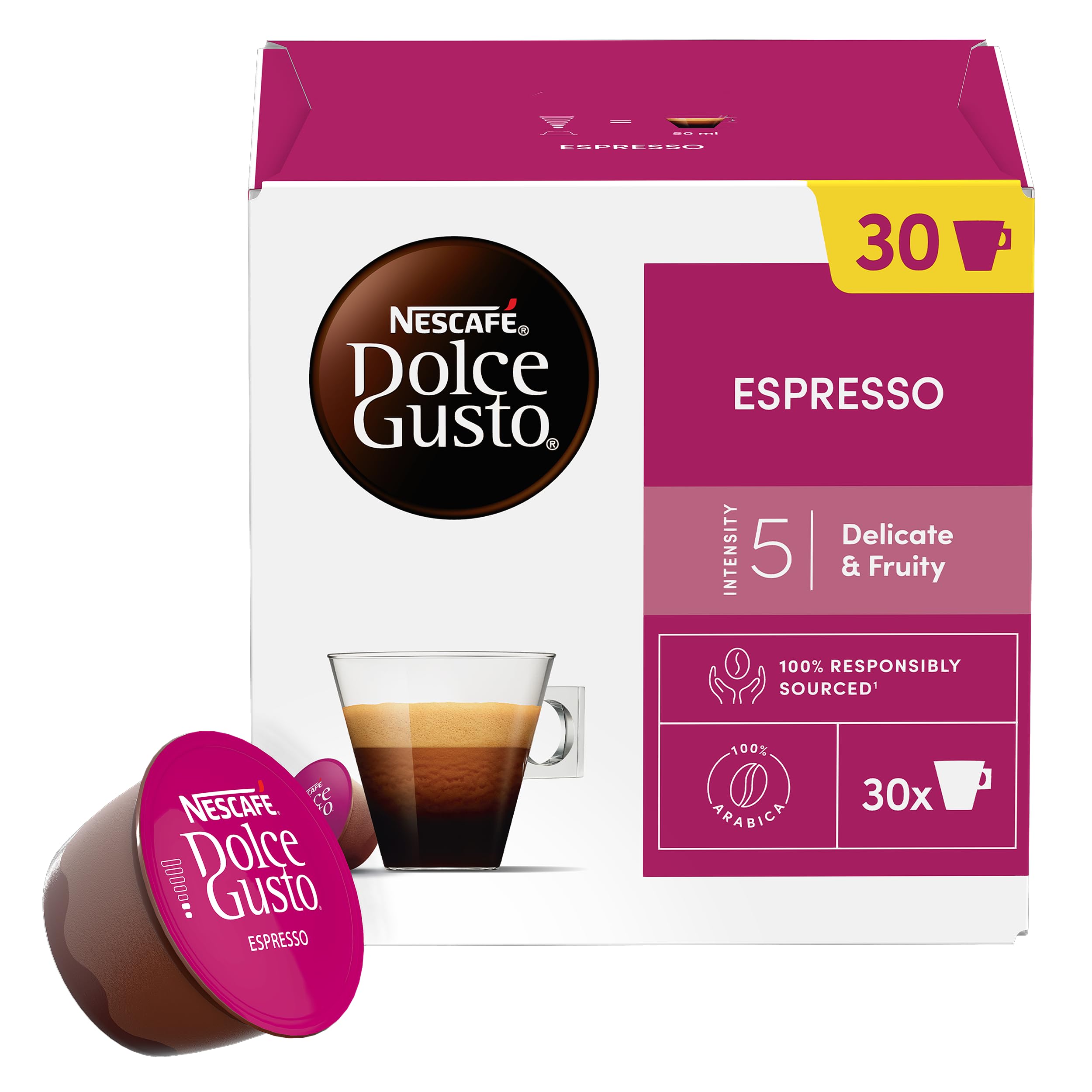 Nescafé Dolce Gusto Espresso - Café - 90 Capsules (Pack de 3 boîtes XL x 30)