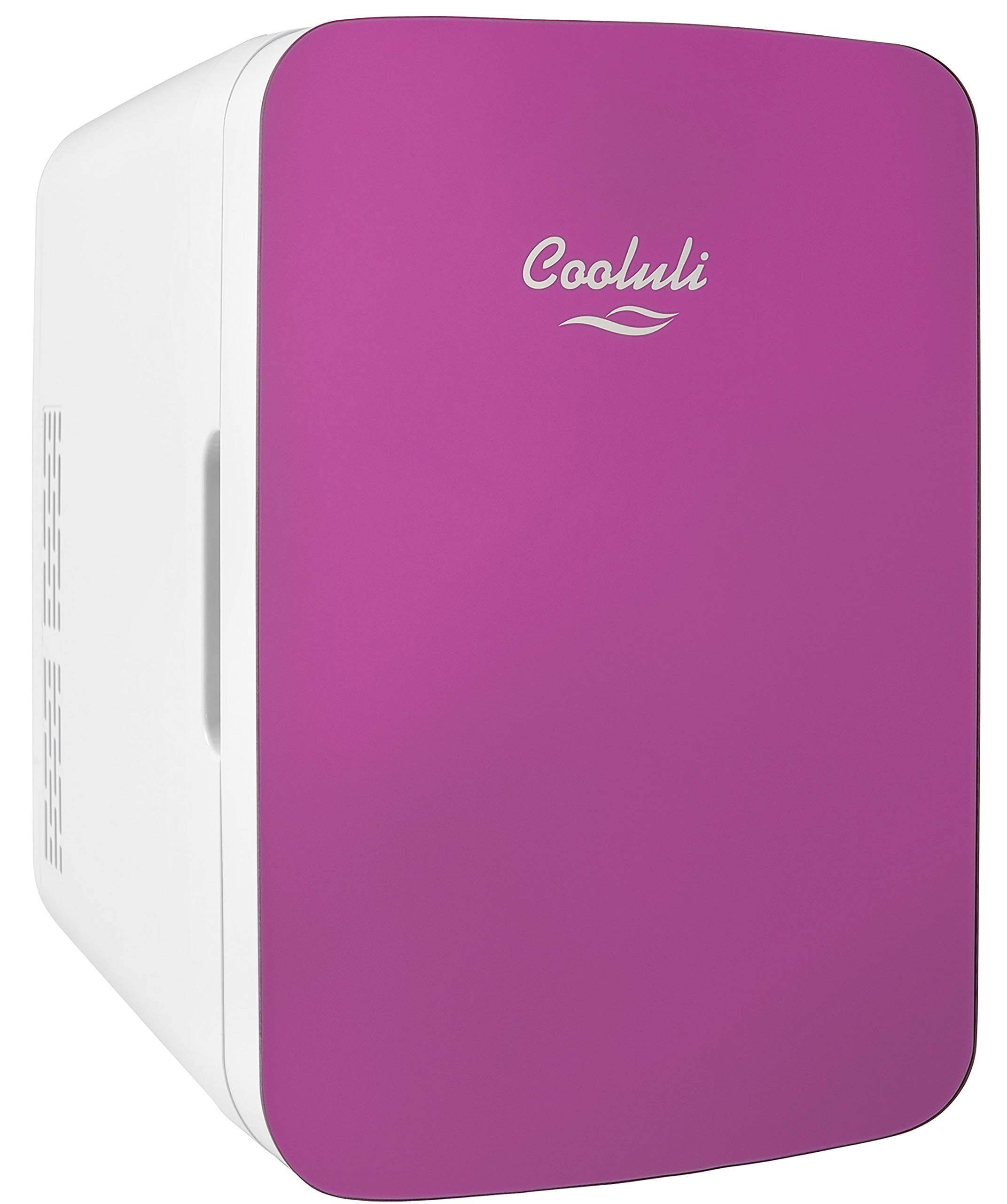 Cooluli Infinity 10-liter Compact Cooler/Warmer Mini Fridge for Cars, Road Trips, Homes, Offices, and Dorms (Pink)