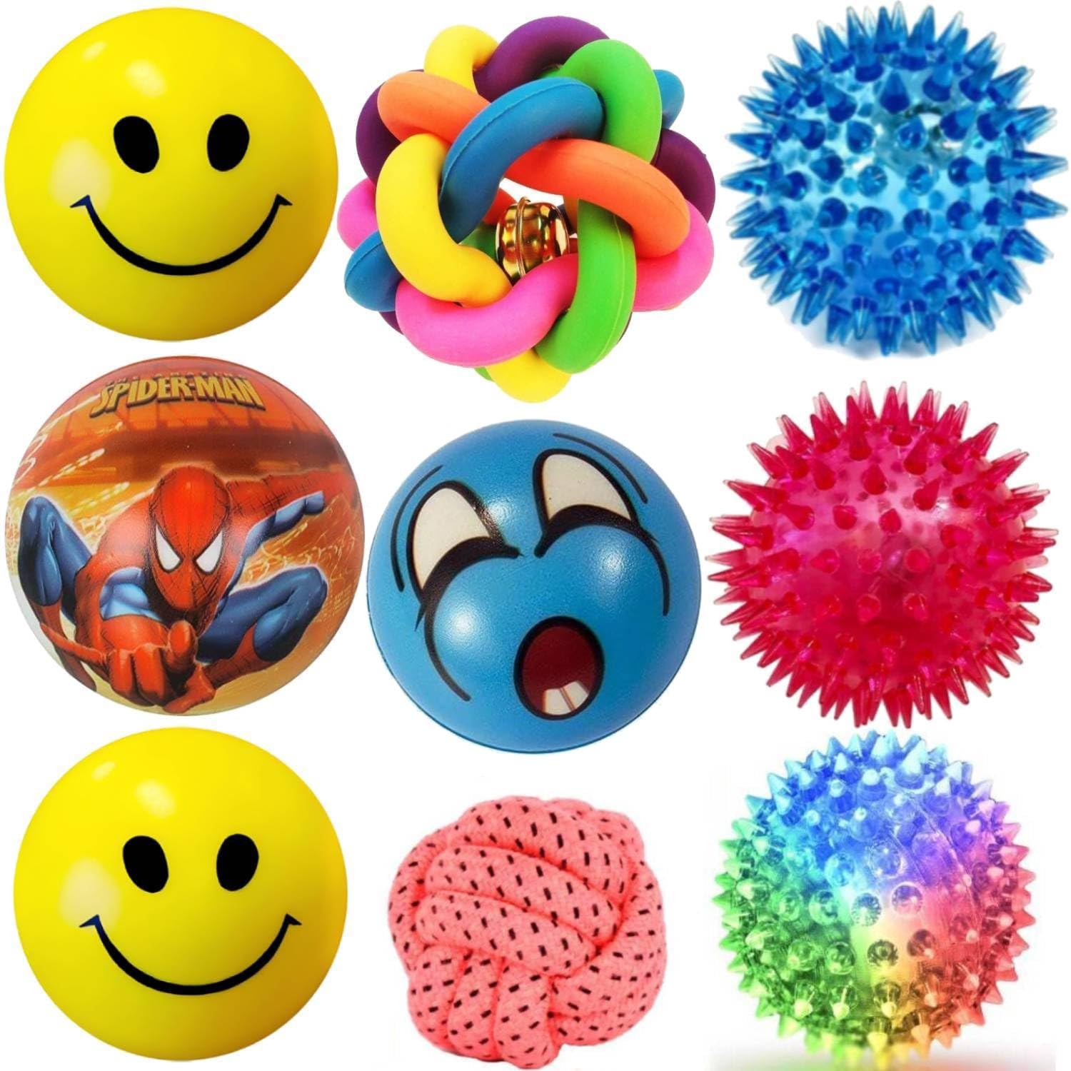 PETZLUV Dog Ball Combo Pack – 9-in-1 Set with Durable Rubber Ball, Squeaky Toy, & Soft Foam Ball for Fetch, Chewing, & Interactive Play – Ideal for Puppies & Small Dogs (B0DFTV4CS8) Amazon Price History, Amazon Price Tracker