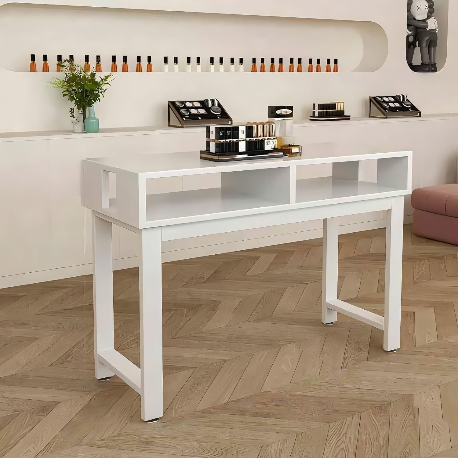 Tavolo per manicure, postazione professionale per unghie, stazione di lavoro e bellezza, per uso professionale