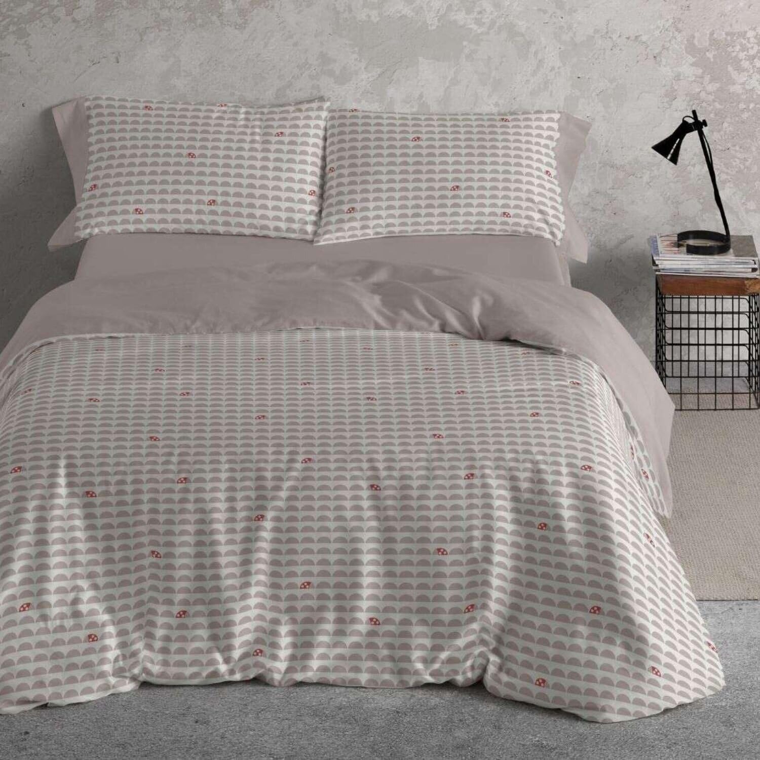 Burrito Blanco | Fundas nórdicas Infantiles | Cama de 105cm. (+Medidas Disponibles) | Diseño 184 | Color Lino (105x190/200cm.)