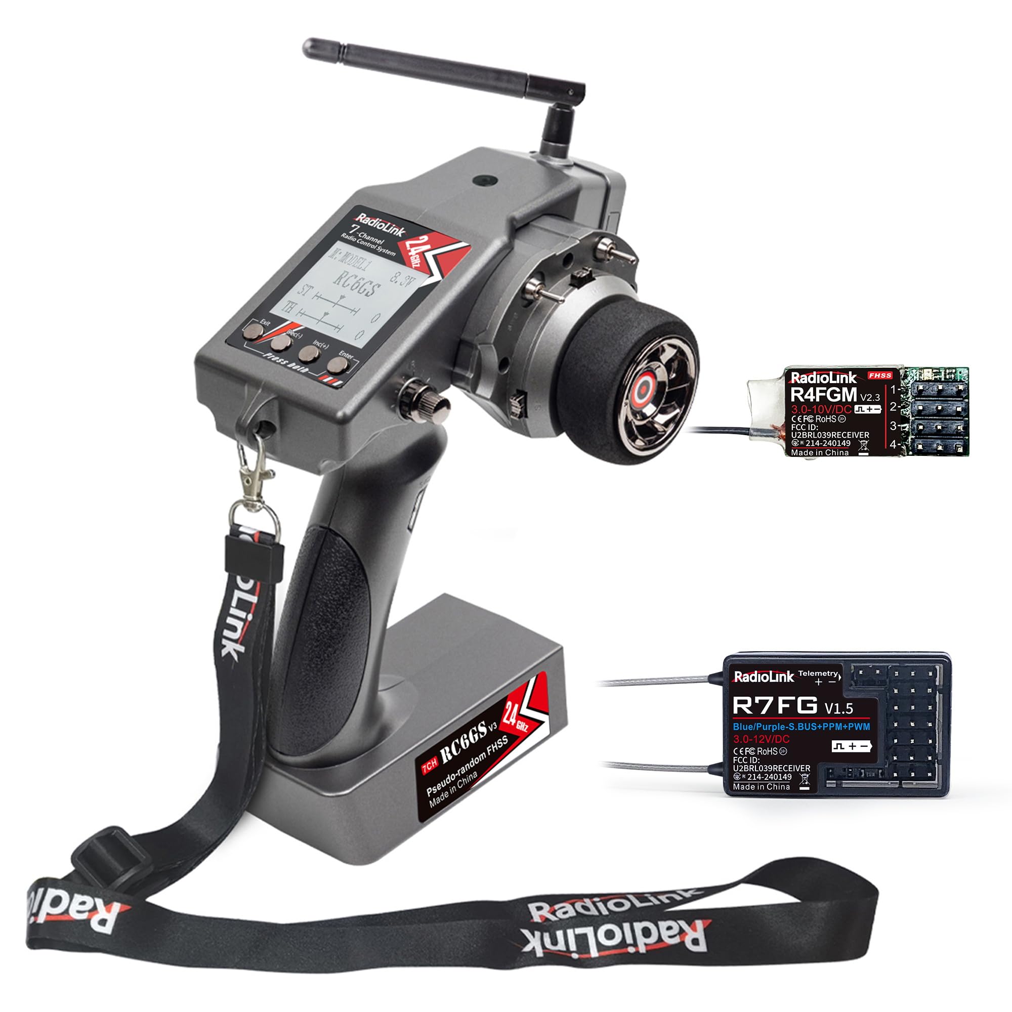 Rc Remote And Receiver RC4GS V3 5 Channels RC , 2.4GHz