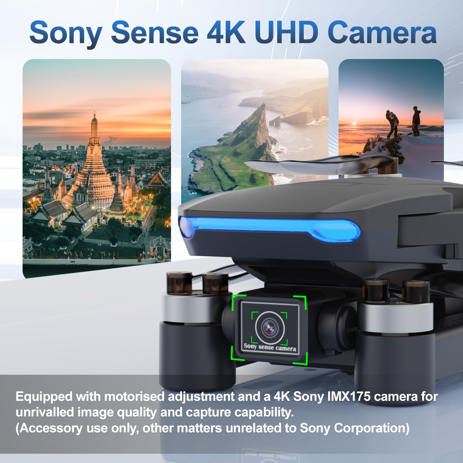 Toladrone Drone con Telecamera 4K Professionale, Drone GPS con Follow Me, Ritorno Automatico, ESC Camera Drone FPV WiFi 5G Drone Pieghevole per Adulti Drone RC TD31GPS