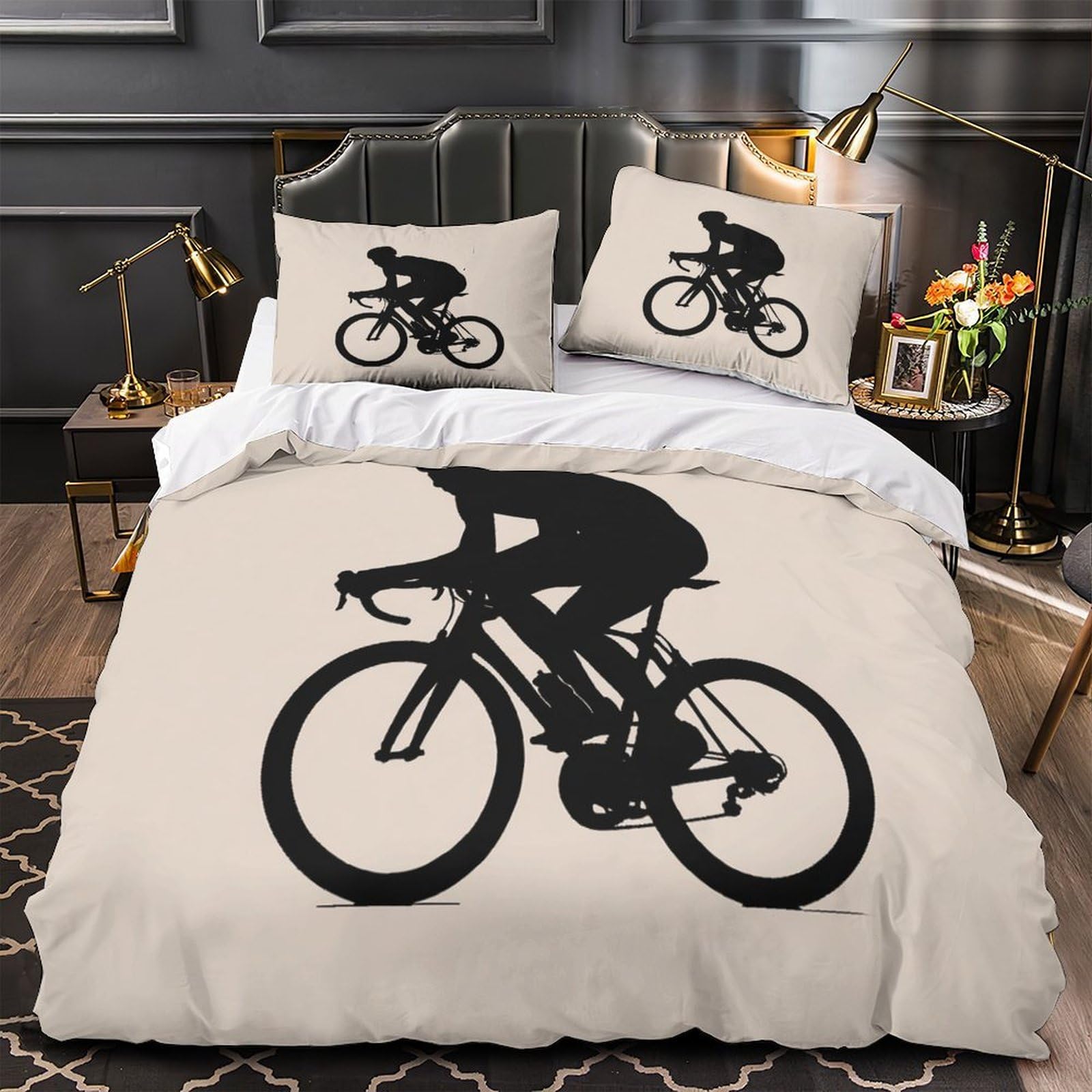 Parure de lit rat mignon microfibre douce et anti-allergie pour adultes et filles