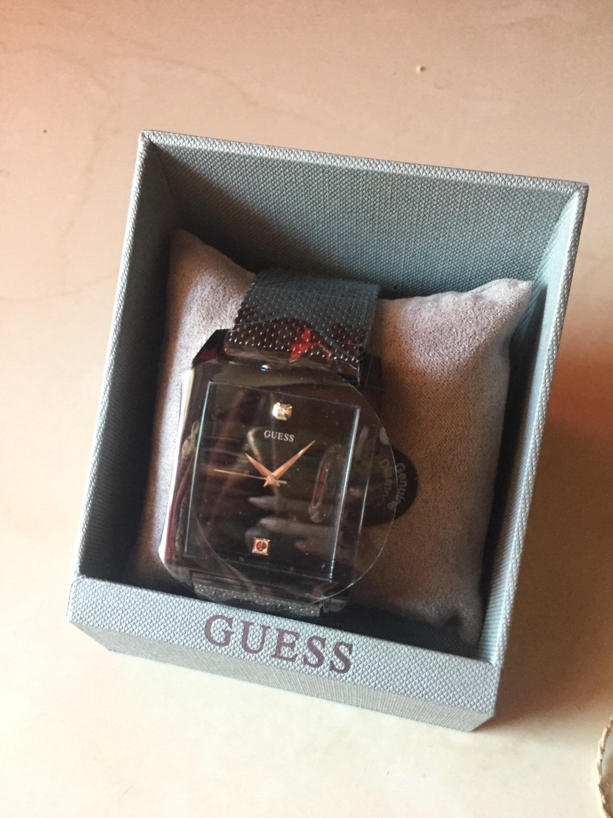 Embalagem original do relógio Guess