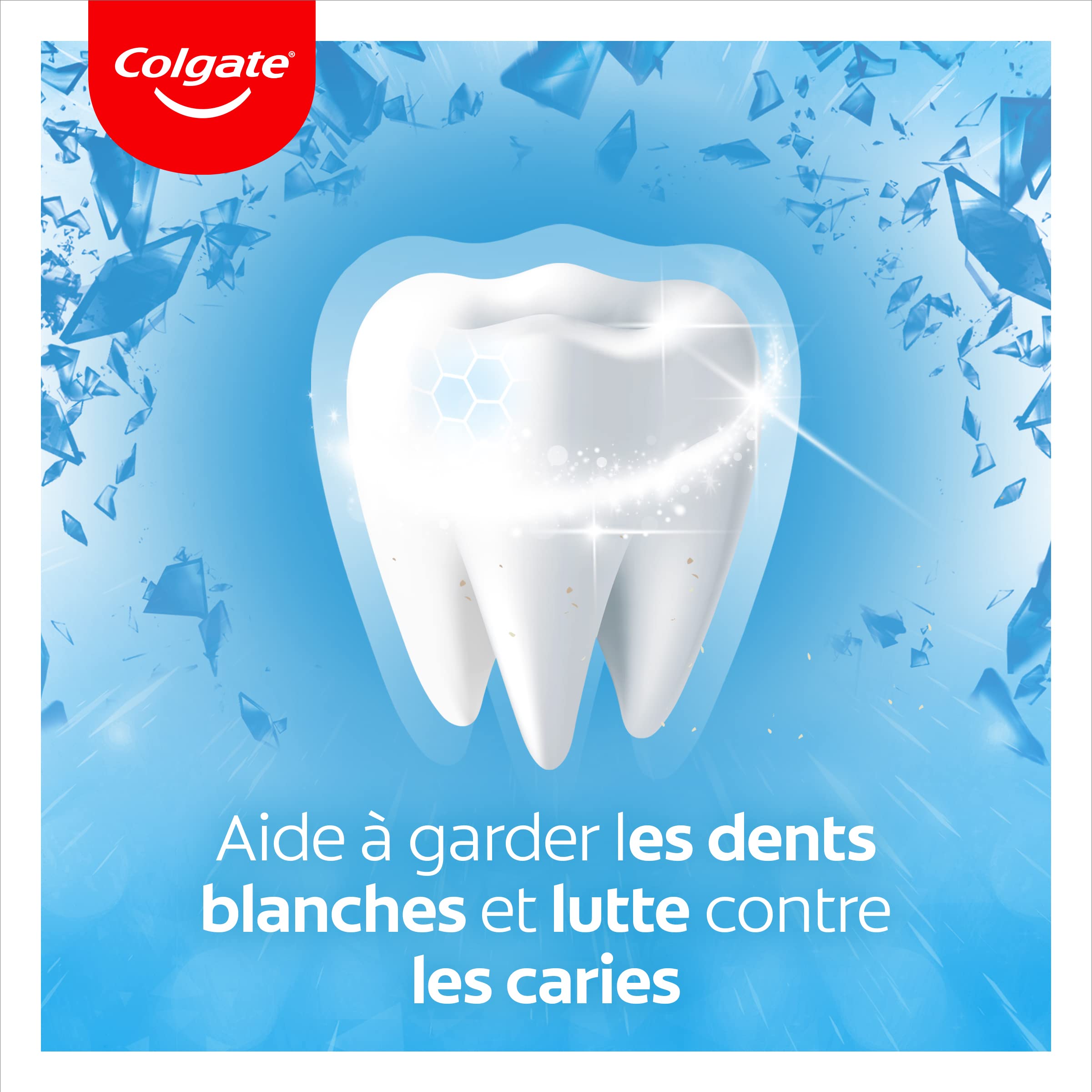 COLGATE - Dentifricio Colgate Max White Cristalli Bianchezza - Tubo Riciclabile - Confezione da 12 Tubi di Dentifricio da 75 ml