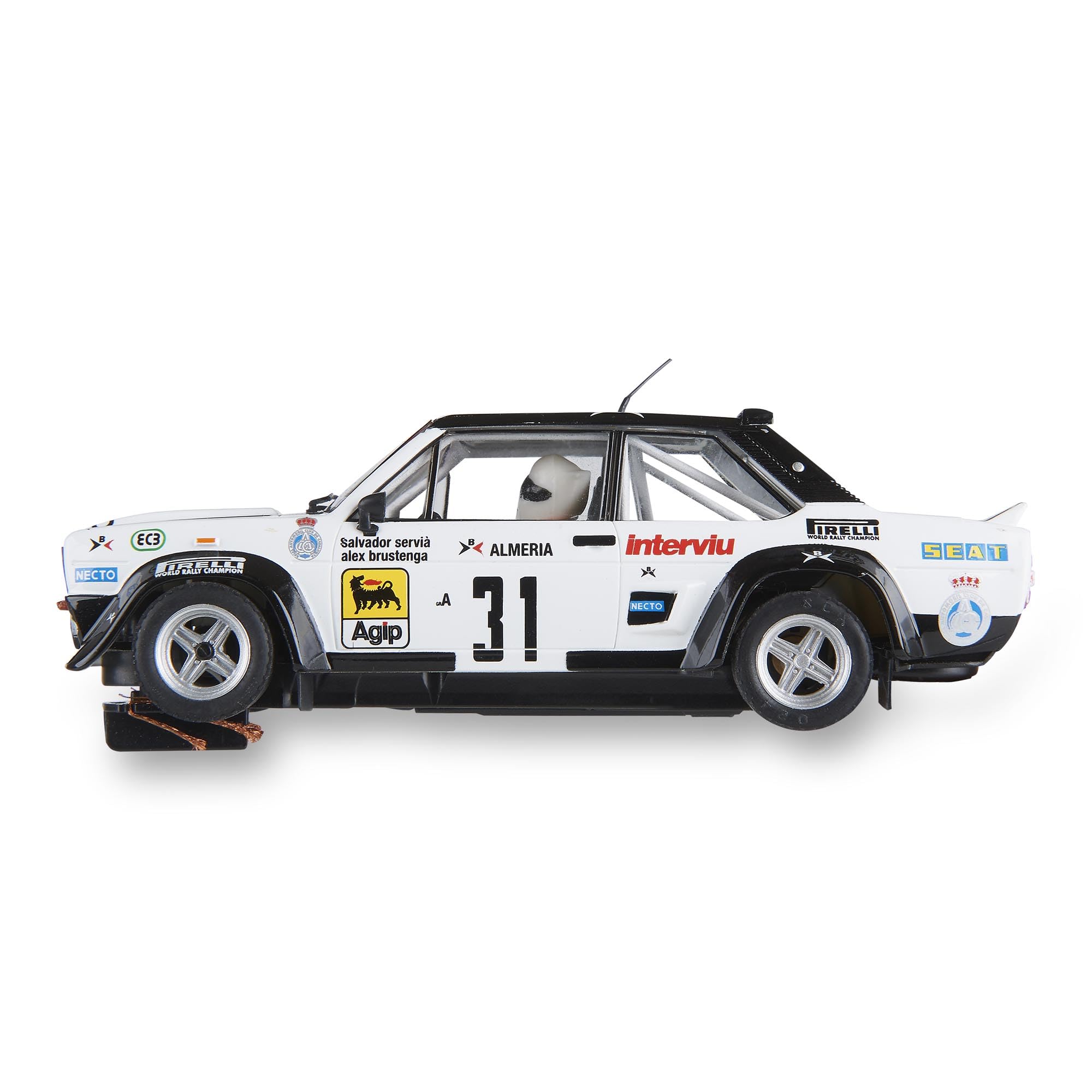 SCALEXTRIC - Vehículo de Carreras Advance - Coche Slot - Escala 1:32 (Abarth 131 - S. Servià - Montecarlo '79)