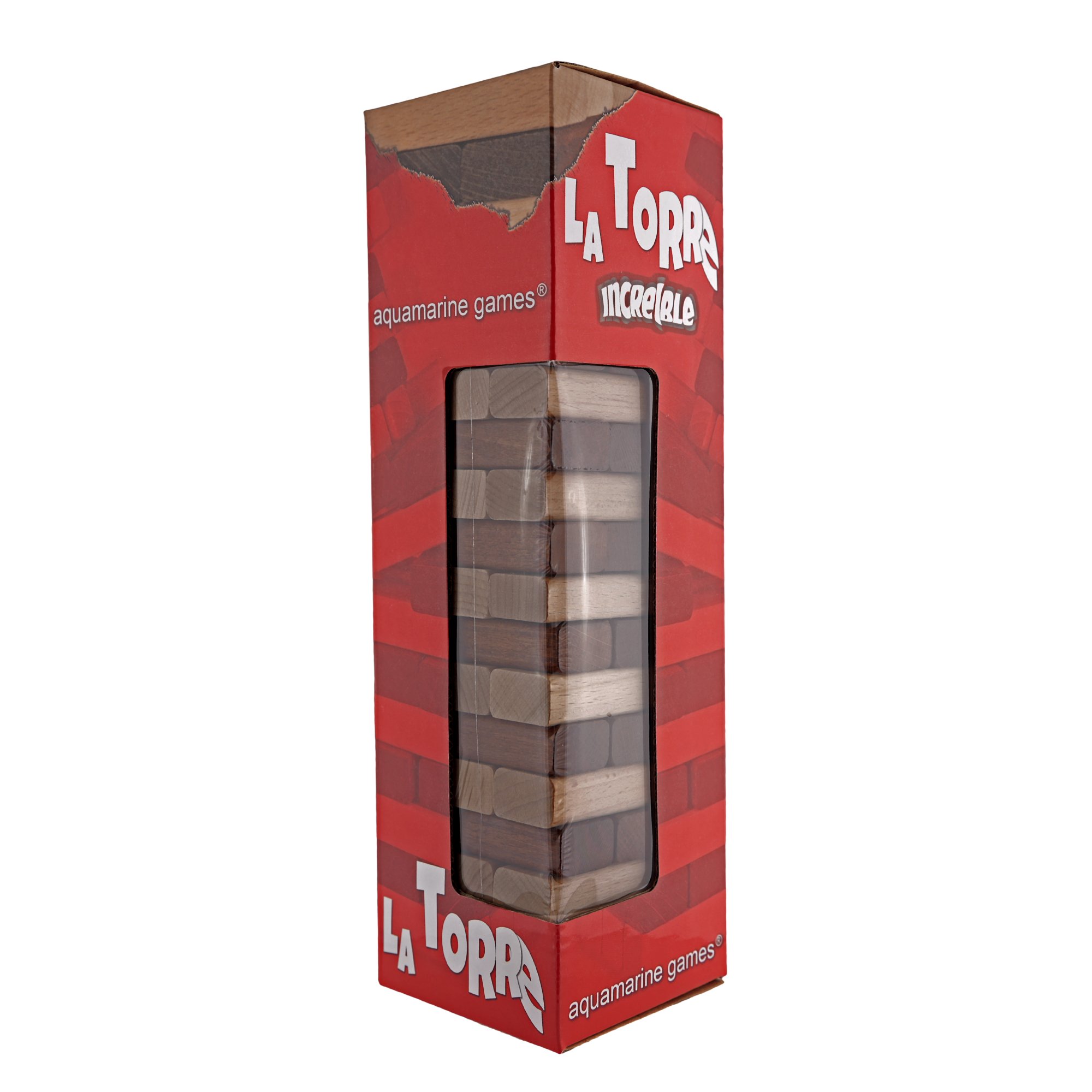 Aquamarine Games - La Torre increíble, Juego de Habilidad 28 x 8 x 8 Cm (Compudid CP017)