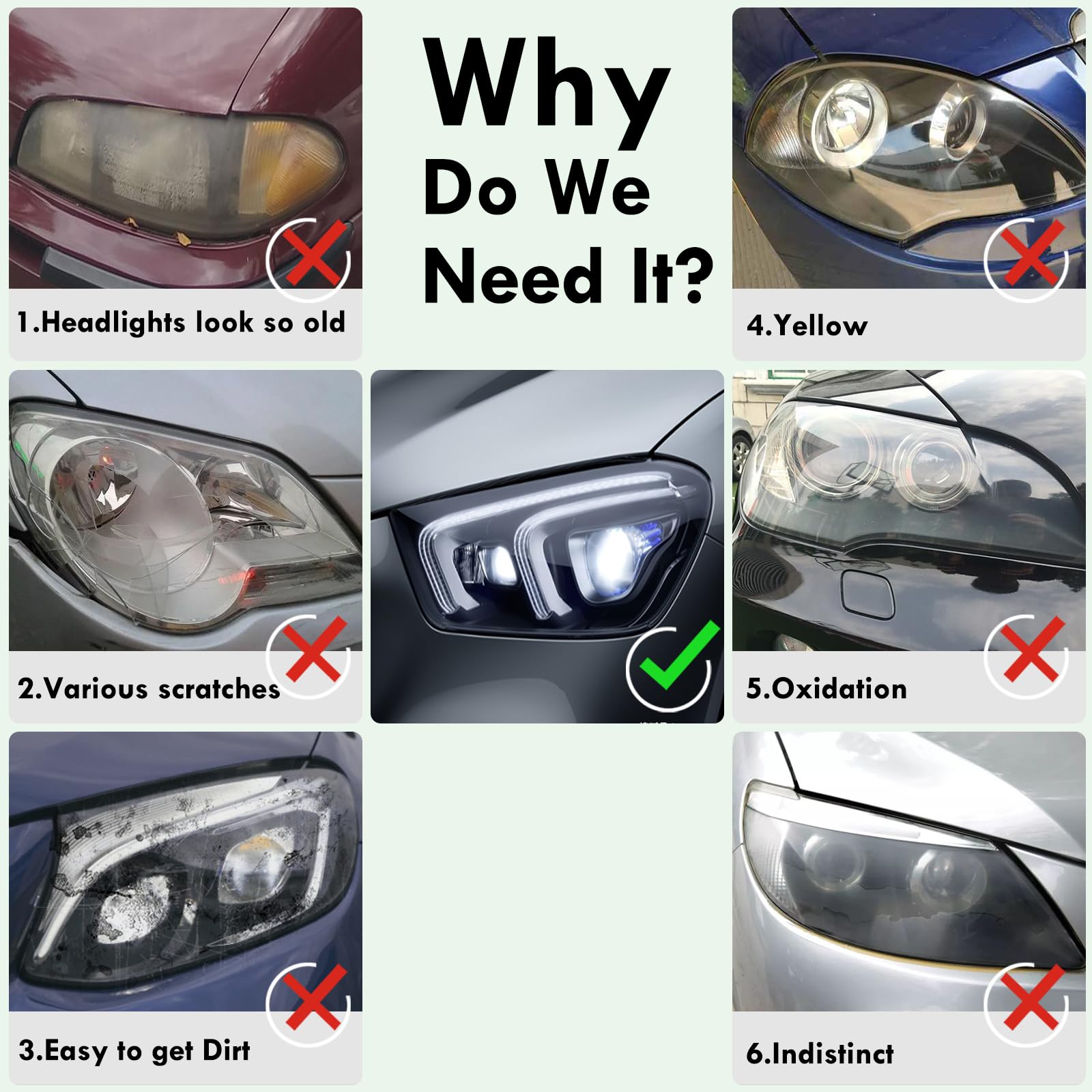 12" x 10ft Headlight Taillight Tint Film,Light Grey Car Light Self-Adhesive Film,Car Light Protector Film, Cover Tint Film for Cars, Trucks, SUVs: 16" X 10ft Light Grey