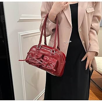 エーディーエムジェイ ハンドバッグ レザー 肩掛け y2k 美品 Amazon.co.jp: ハンドバッグ レディース PUレザー ちょう結び