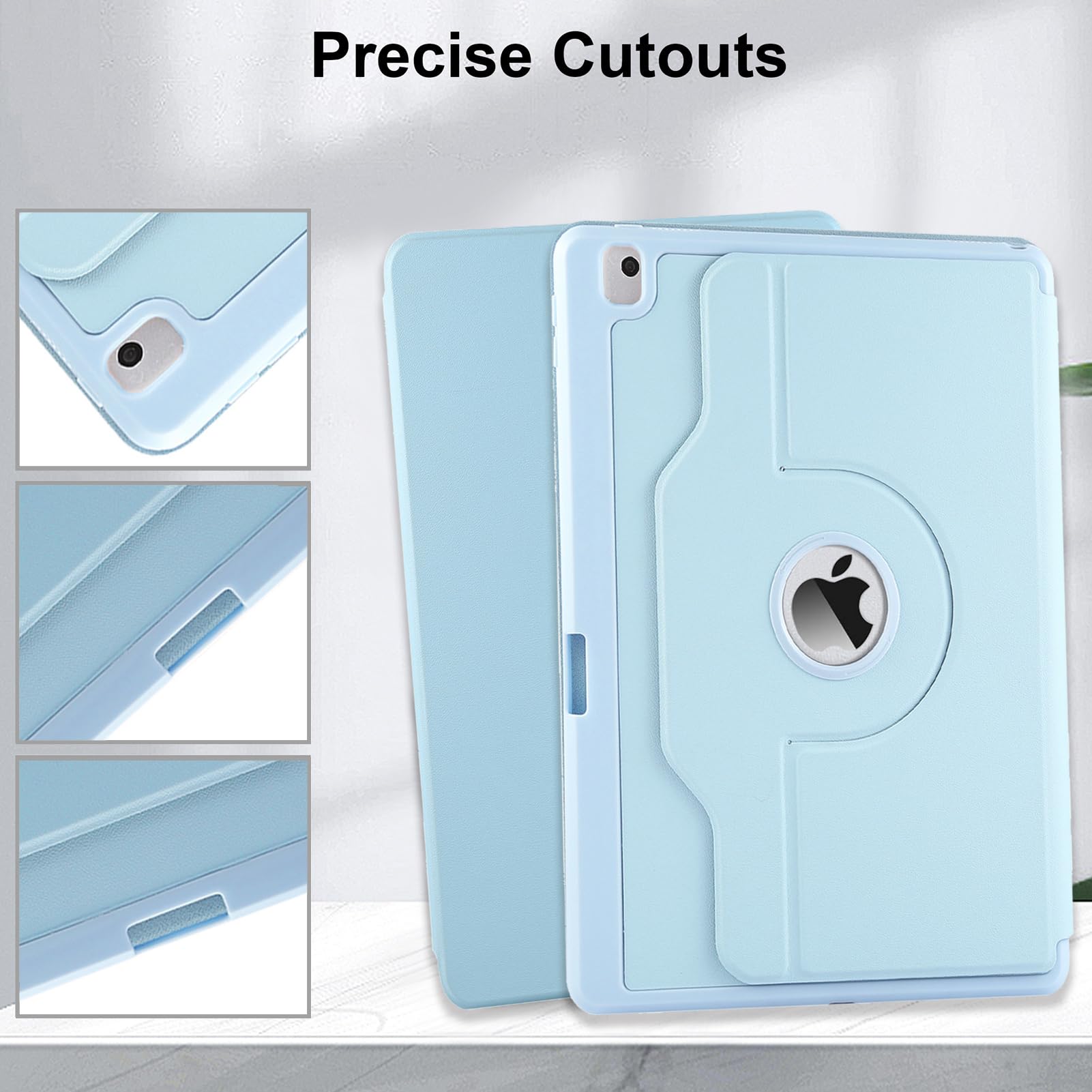 per iPad 9a generazione 2021/iPad 8a generazione 2020 10,2 pollici custodia intelligente pieghevole per tablet con porta penna S, custodia intelligente antiurto con guscio posteriore trasparente per iPad 9a generazione 2021/iPad 8a generazione 2020 10,2 pollici custodia intelligente pieghevole per tablet con porta penna S, custodia intelligente antiurto con guscio posteriore trasparente