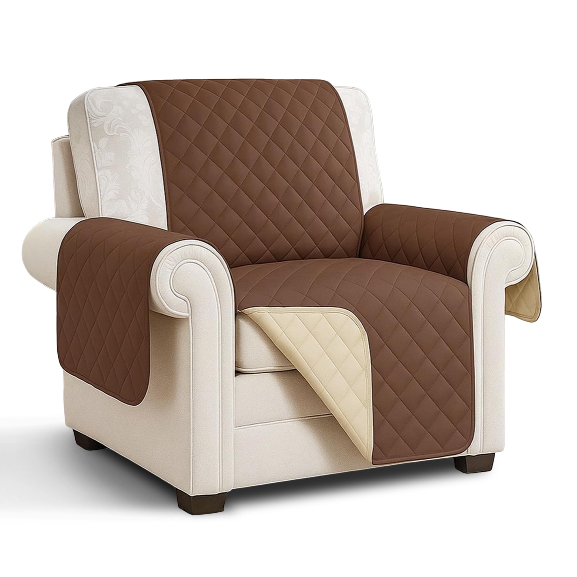 Easylife Reversible Furniture Protector, Water-repellent Chair Cover, Armchair Cover, Armchair Protector, Furniture Protector, Machine Washable - Fully Guaranteed
