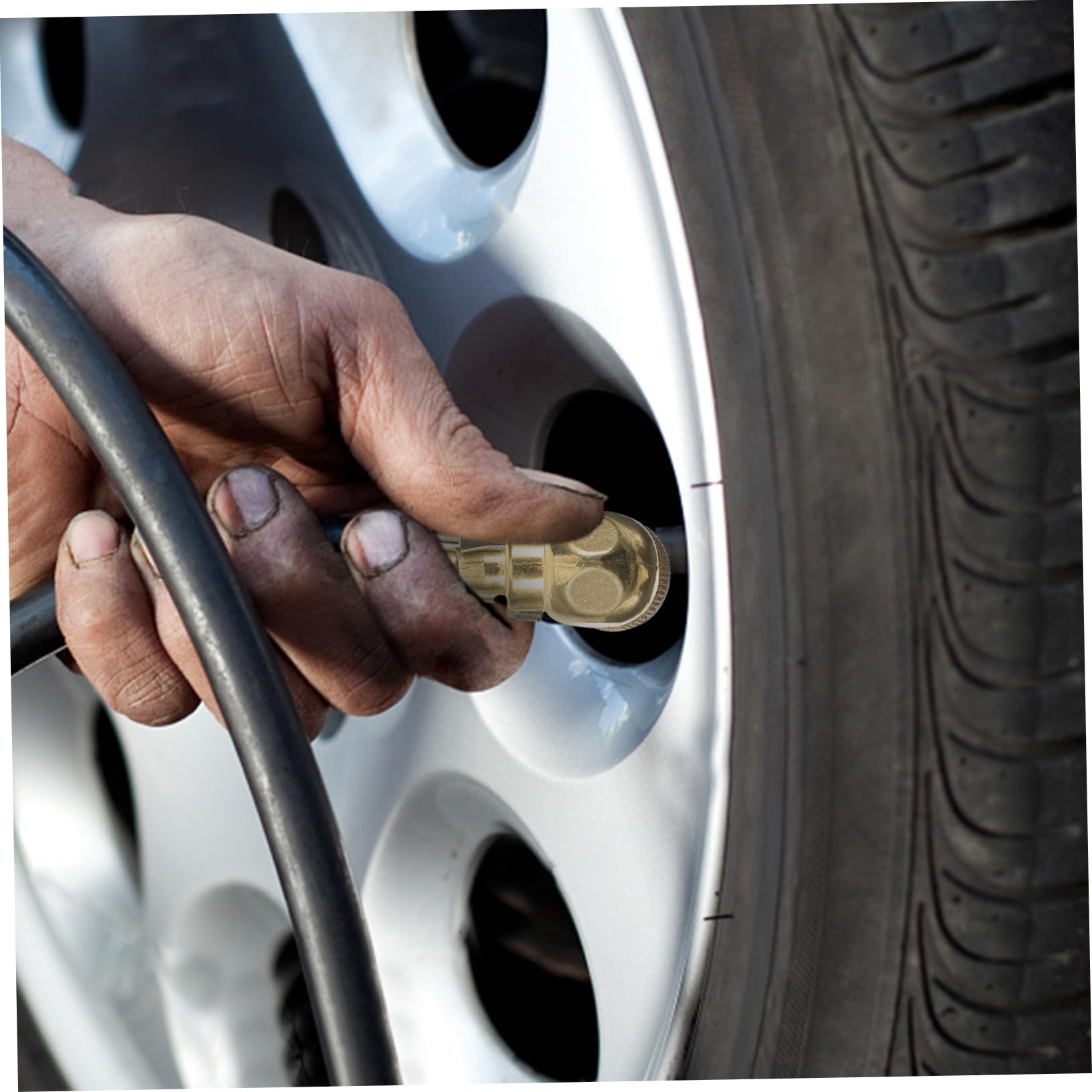 MUCKLILY Tire Inflator Air Chuck Locking Quick Connect Chuck for Tires Compatible with Air for Cars and Trucks Versatile and Easy to Use