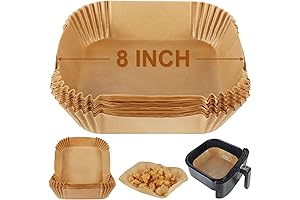 BYKITCHEN 8" Filter Paper for Air Fryers