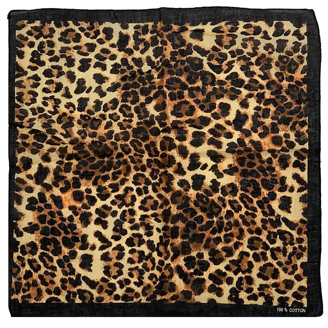 Bandana Animal Print Zebra Cow Leopard Bandanas Unisex Head Wrap Face Mask Headwear Scarf Neck Wrist Head Tie Neckerchief Arm Or Wrist Band Cotton Bandanna