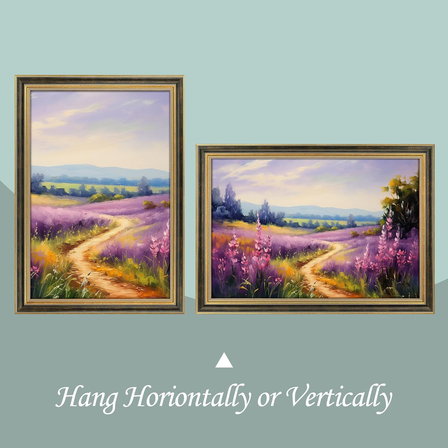 Golden State Art, 12x18 Ornate & Antique Photo Frame without Mat to Display 12x18 Picture, Real Glass Wall Display, Color :Distressed Black & Gold