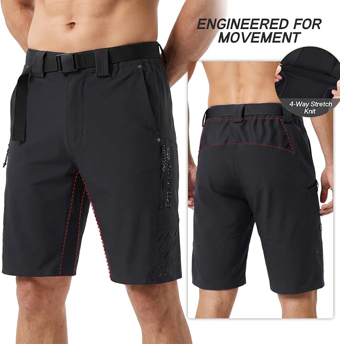 Shorts Deportivos Masculinos para Ciclismo ARSUXEO miniatura 3