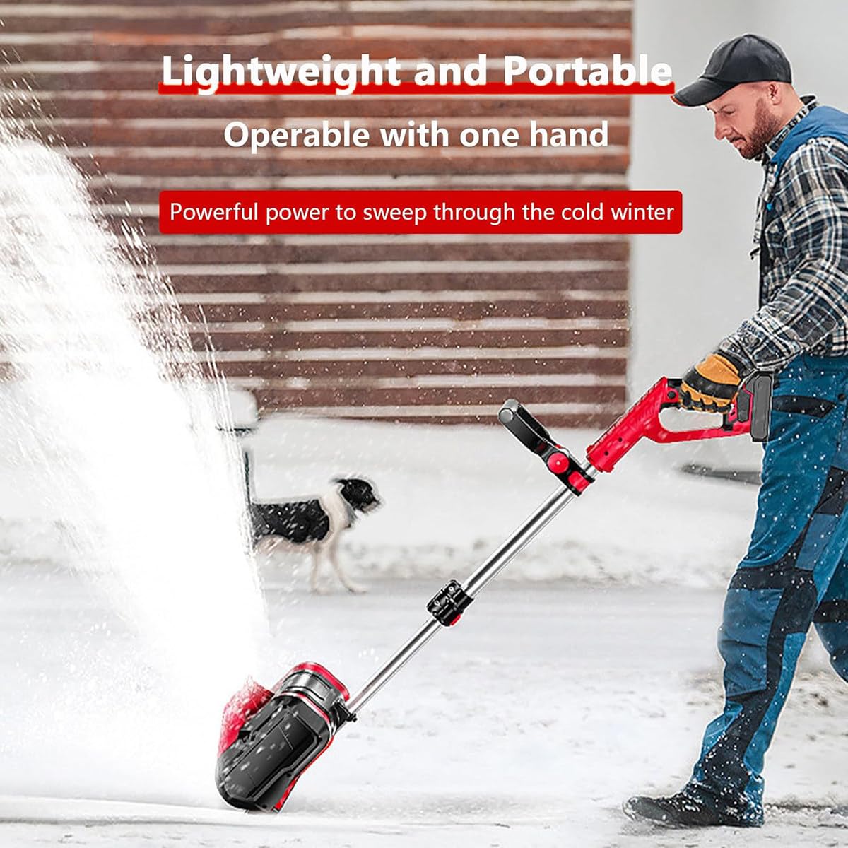 Amazon.co.jp: 1200W コードレス スノーシャベル、手持ち式電動除雪機