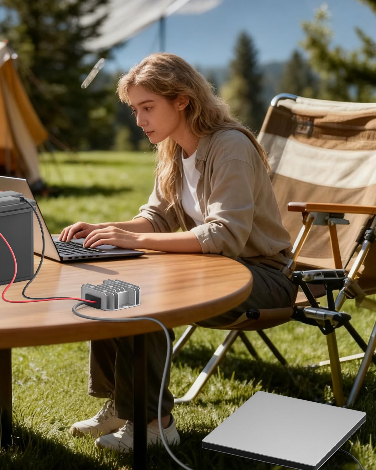 Starlink Mini 12V Adapter, Starlink Mini Power Supply 12V to 30V 3.5A DC Converter, DC Power Adapter Converter Input Conversion Kit for Truck RV Marine Waterproof Booster Cable with Multi-Protection