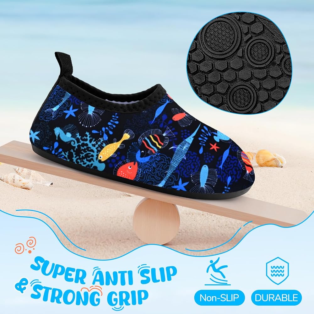 Non-Slip Quick Dry Kids Swim Water Shoes 4