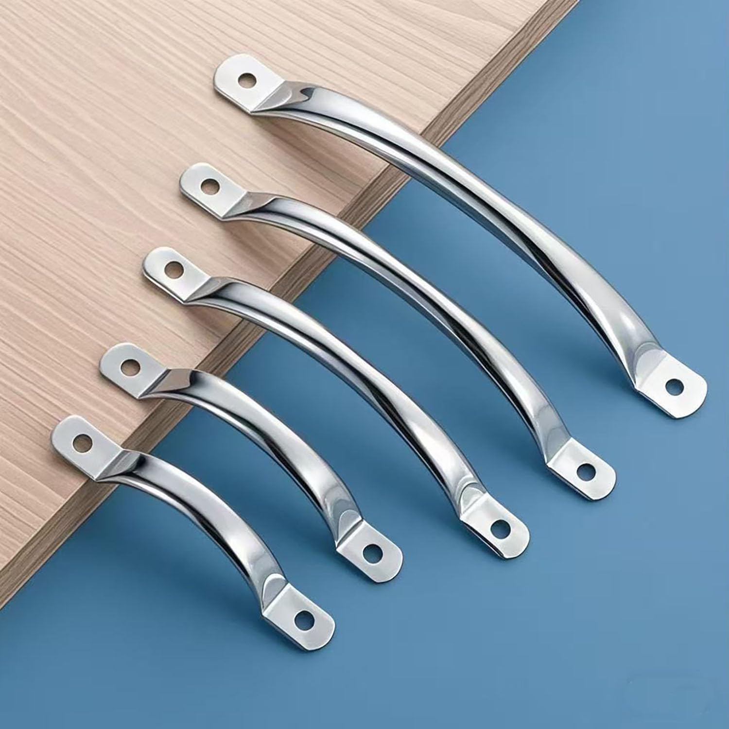 Poignées de meuble en acier inoxydable 183mm pour cuisine et placard x20