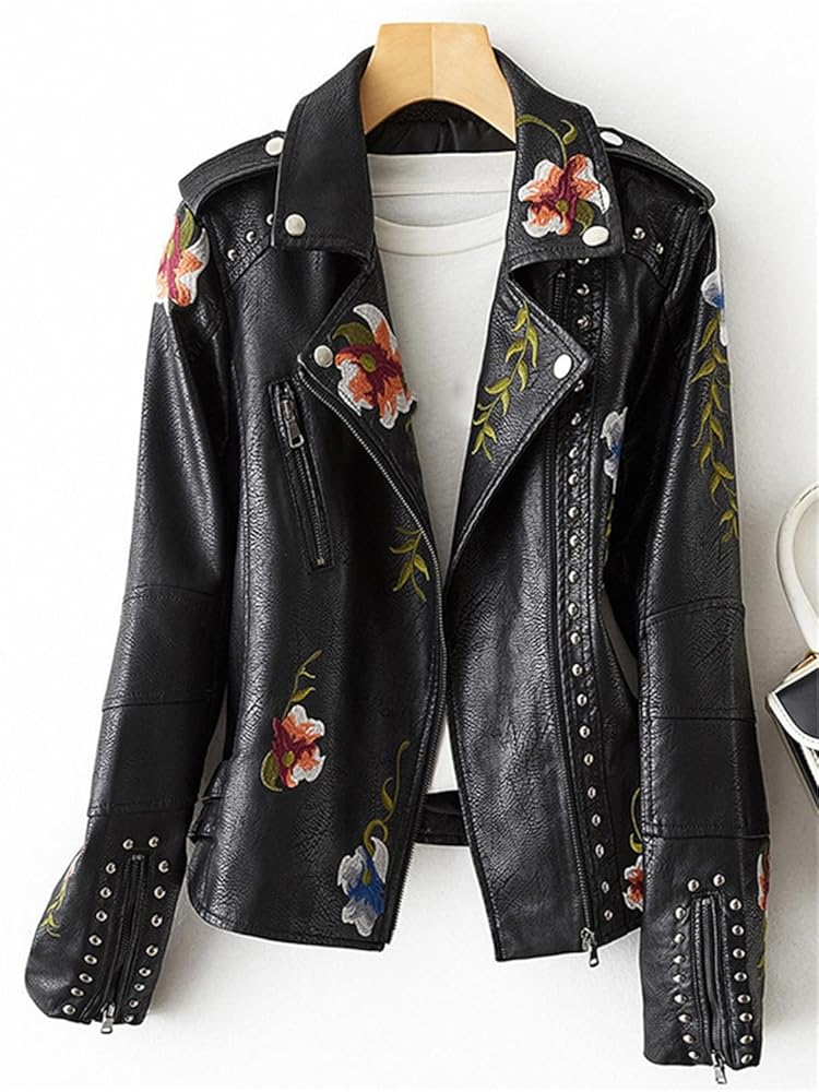 ノーカラージャケット VINTAGE - Flower Embroidered No Collar Jacket VINTAGE - Flower Embroidered No Collar Jacketの通販 by