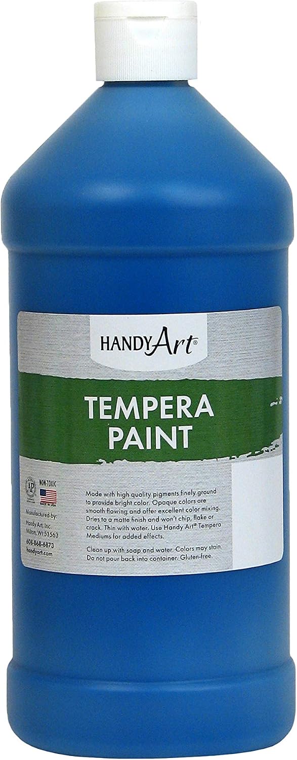 Handy Art Tempera Paint 16 ounce, Metallic Gold,231-162