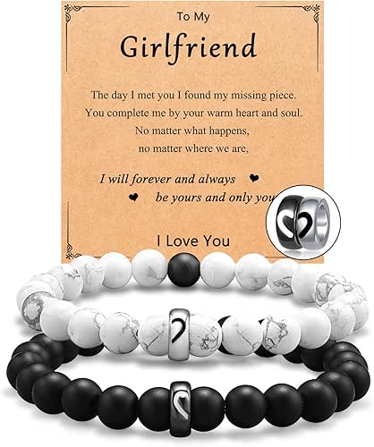 UNGENT THEM Matching Couple Ring Bracelets for Boyfriend Girlfriend Husband