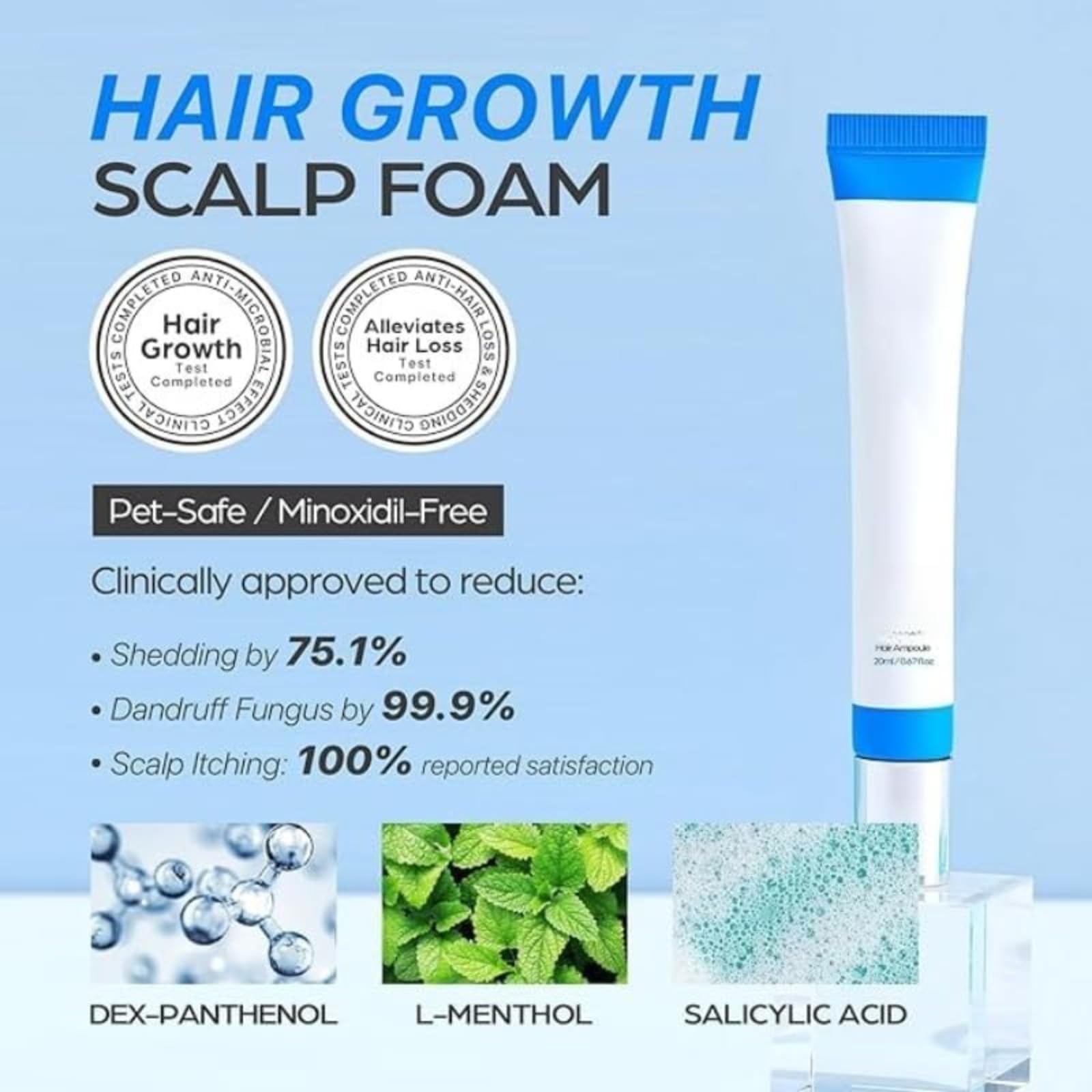Seapuari Scalp Serum – Contro La Caduta, Volume E Radici Rafforzate. Mantiene Il Cuoio Capelluto Pulito. Ideale Per Uso Quotidiano Su Capelli Fragili (Uomo/Donna) (4 PCS)