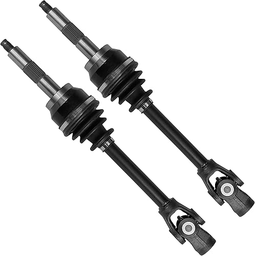 Miniatura 4 de Caltric Ejes de junta Cv completos delanteros derechos e izquierdos compatibles con Polaris Scrambler 500 4X4 1999-2003 si está estampado Usa Neapco
