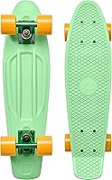 Vista 7 de Retrospec Quip Mini Cruiser Skateboard 22.5" Patineta Cruiser Completa de Plástico Retro Clásico con Rodamientos ABEC 7 y Ruedas PU, Tabla Compacta