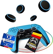 MatoSan® Cubiertas de Agarre para el Mando de Xbox One Serie X S Controller Thumpstick Mando PS5 PS4 Sticks Joystick Accesorios de Protección para Mando de Playstation 5 Playstation 4 (4 Piezas Azul)