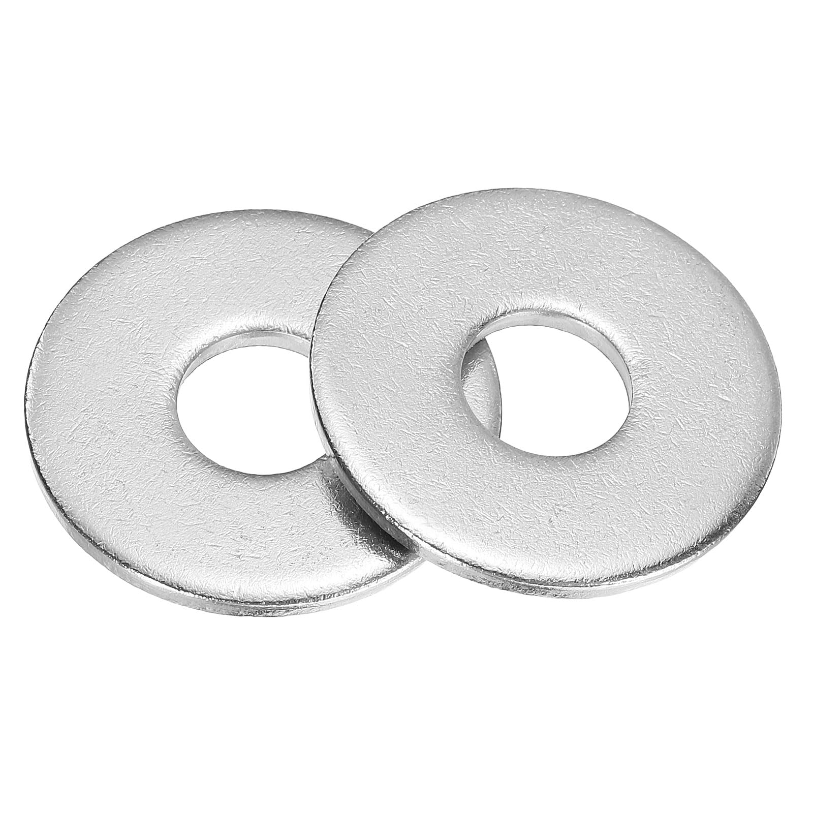sourcing map 10Pcs Flat Washers, M12x37x3mm 304 Stainless Steel Washer Flat for Screws Bolts, Automotive, Construction, Industrial, Silver Tone